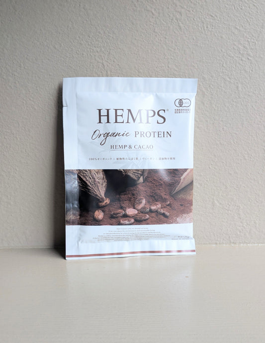 【 HEMPS 】 オーガニックプロテイン ヘンプ&カカオ 25g