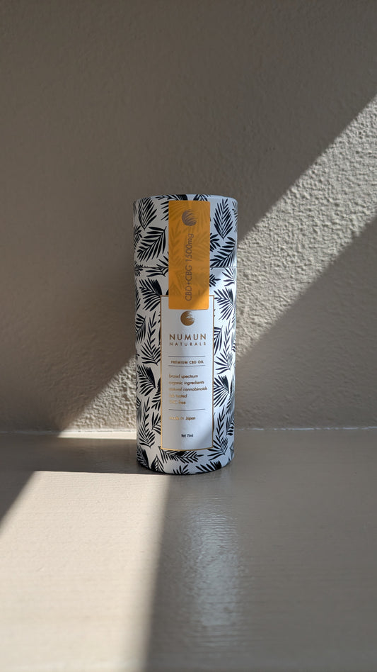 【NUMUN NATURALS】グレープフル ーツ CBD+CBG オイル1500mg （10%）